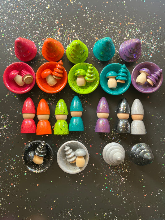 Spooky Sparkle Wooden Accessories