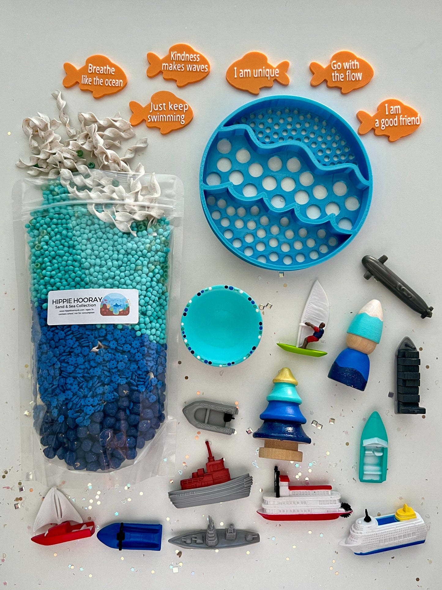 Ocean Exploration *Limited Edition* Sensory Bin Filler & Kit (Preorder by June 6)