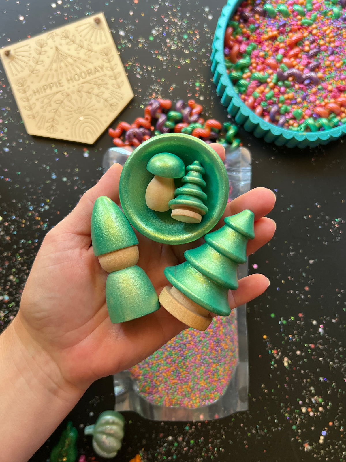 Magical Shimmer Wooden Accessories