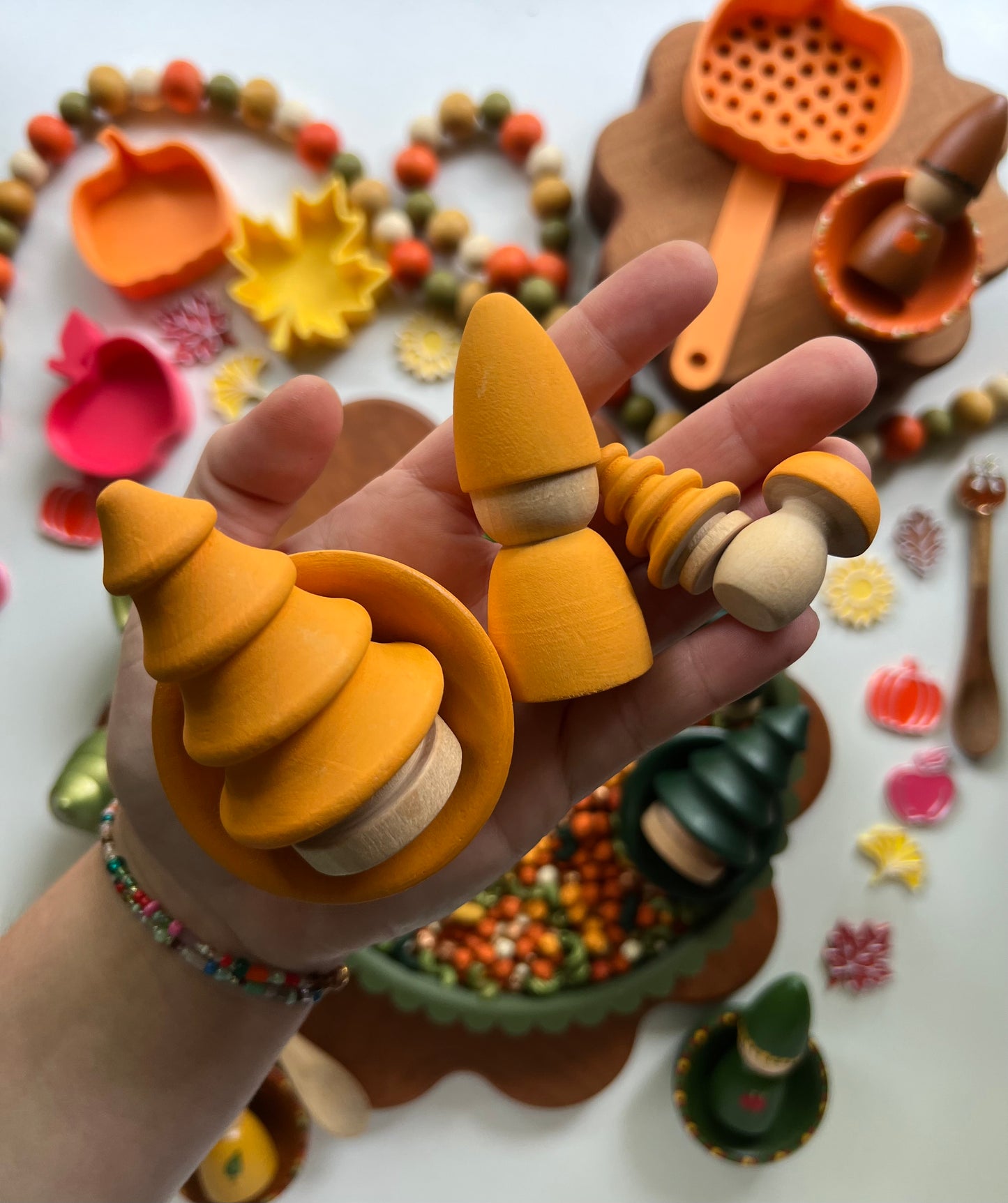 Pumpkin Patch Fall Wooden Accessories