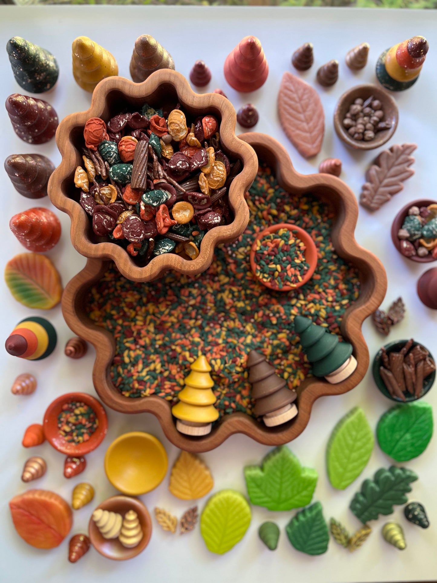 Leaves at Play Sensory Bin Filler