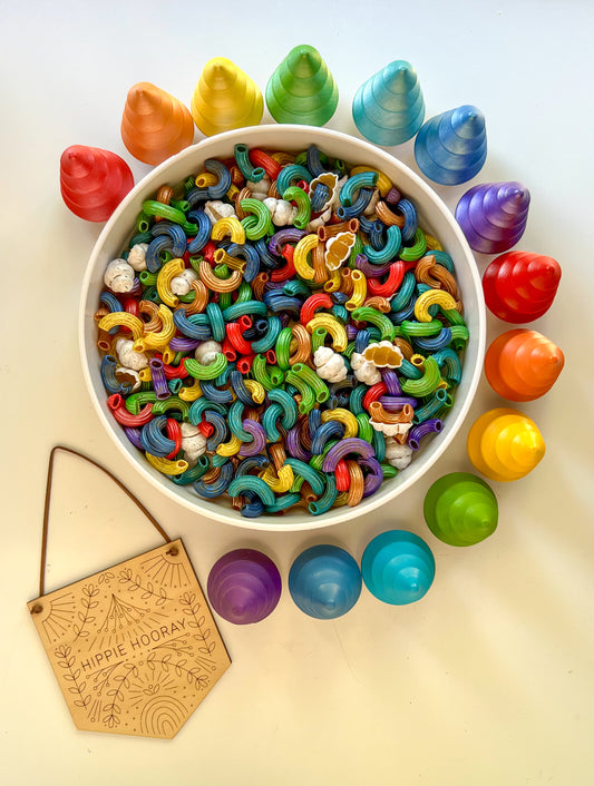 Rainbow of Rainbows Sensory Bin Filler