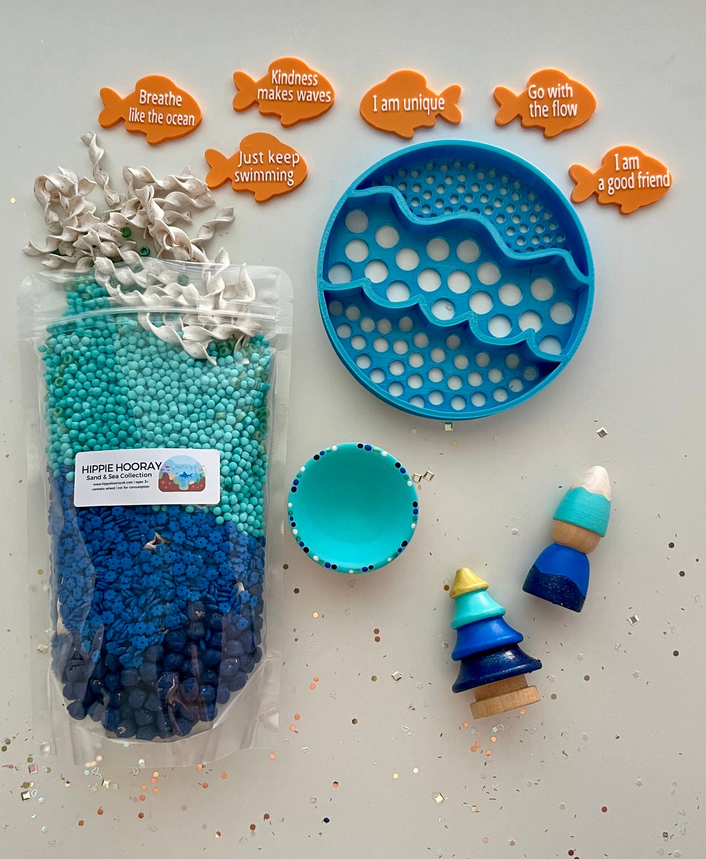 Ocean Exploration *Limited Edition* Sensory Bin Filler & Kit (Preorder by June 6)