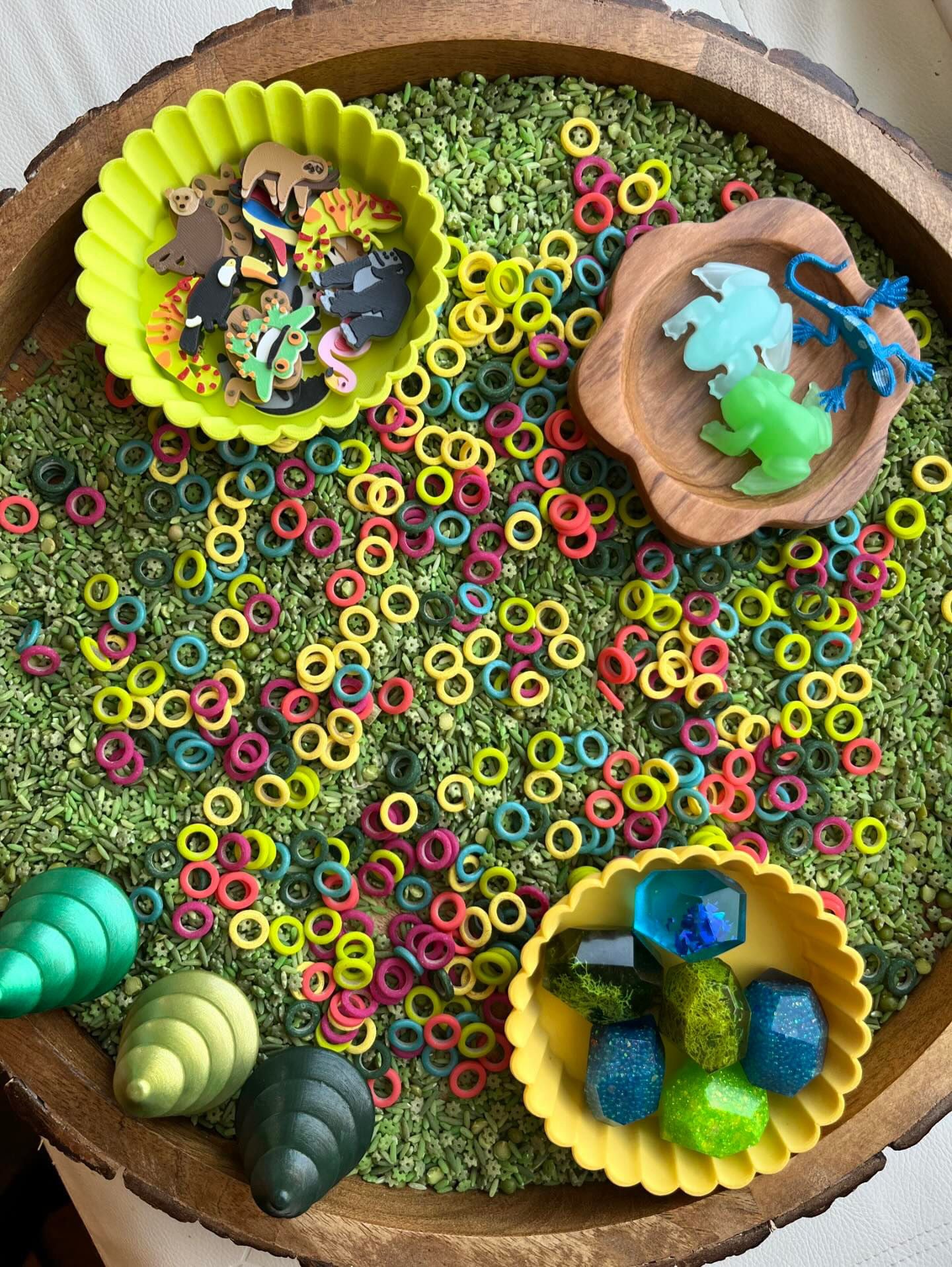 Save the Rainforest Rings Sensory Play Filler