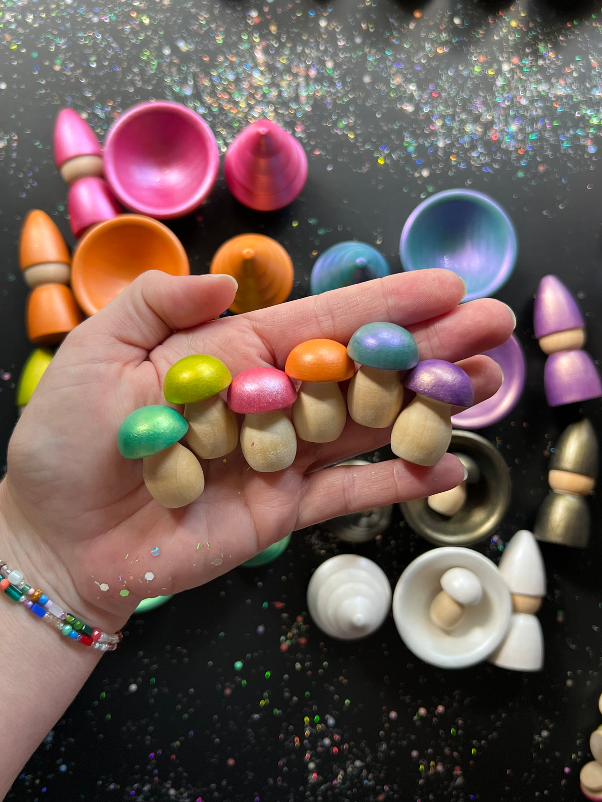 Magical Shimmer Wooden Accessories
