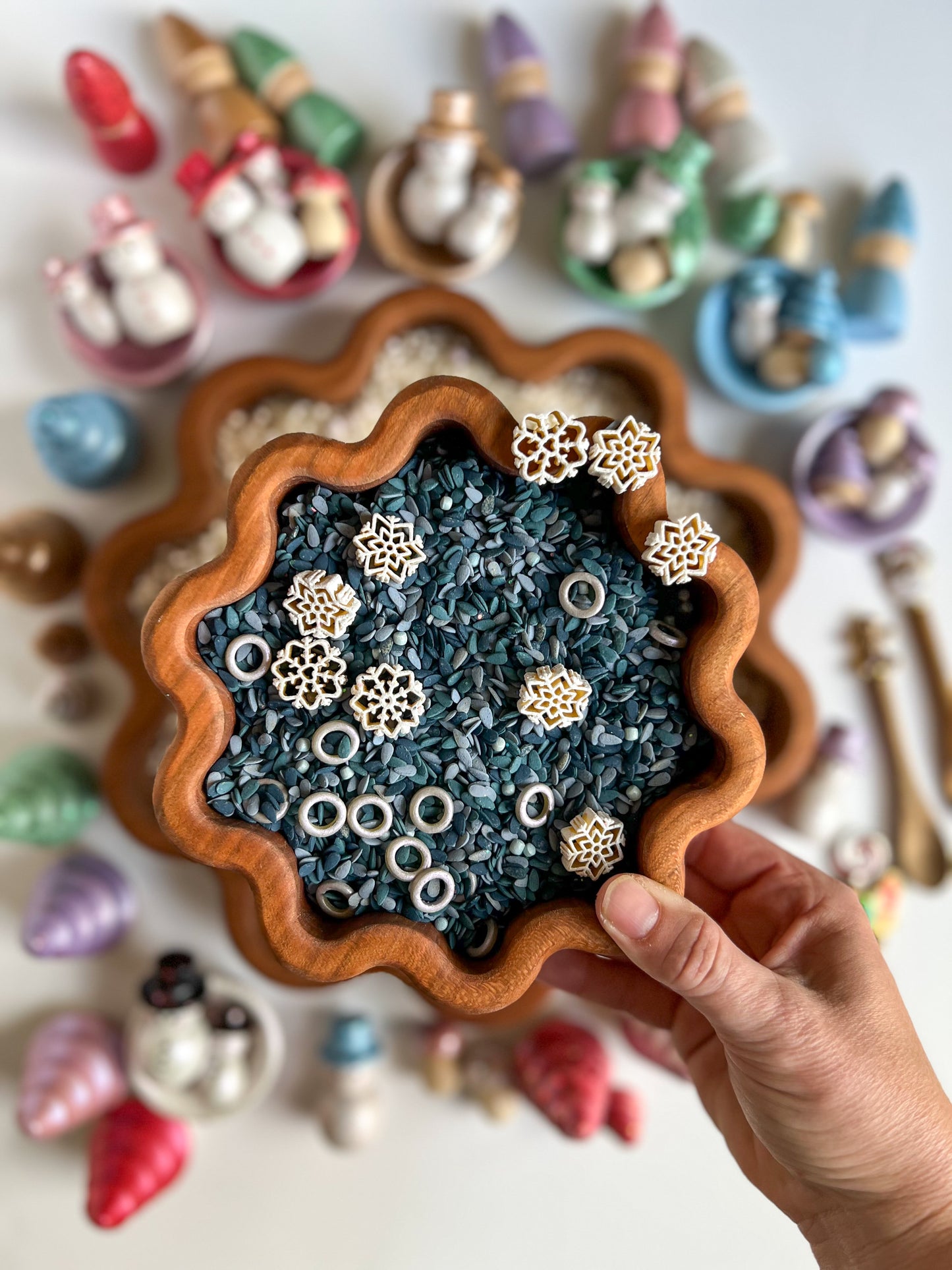 Starlit Snowfall Sensory Bin Filler