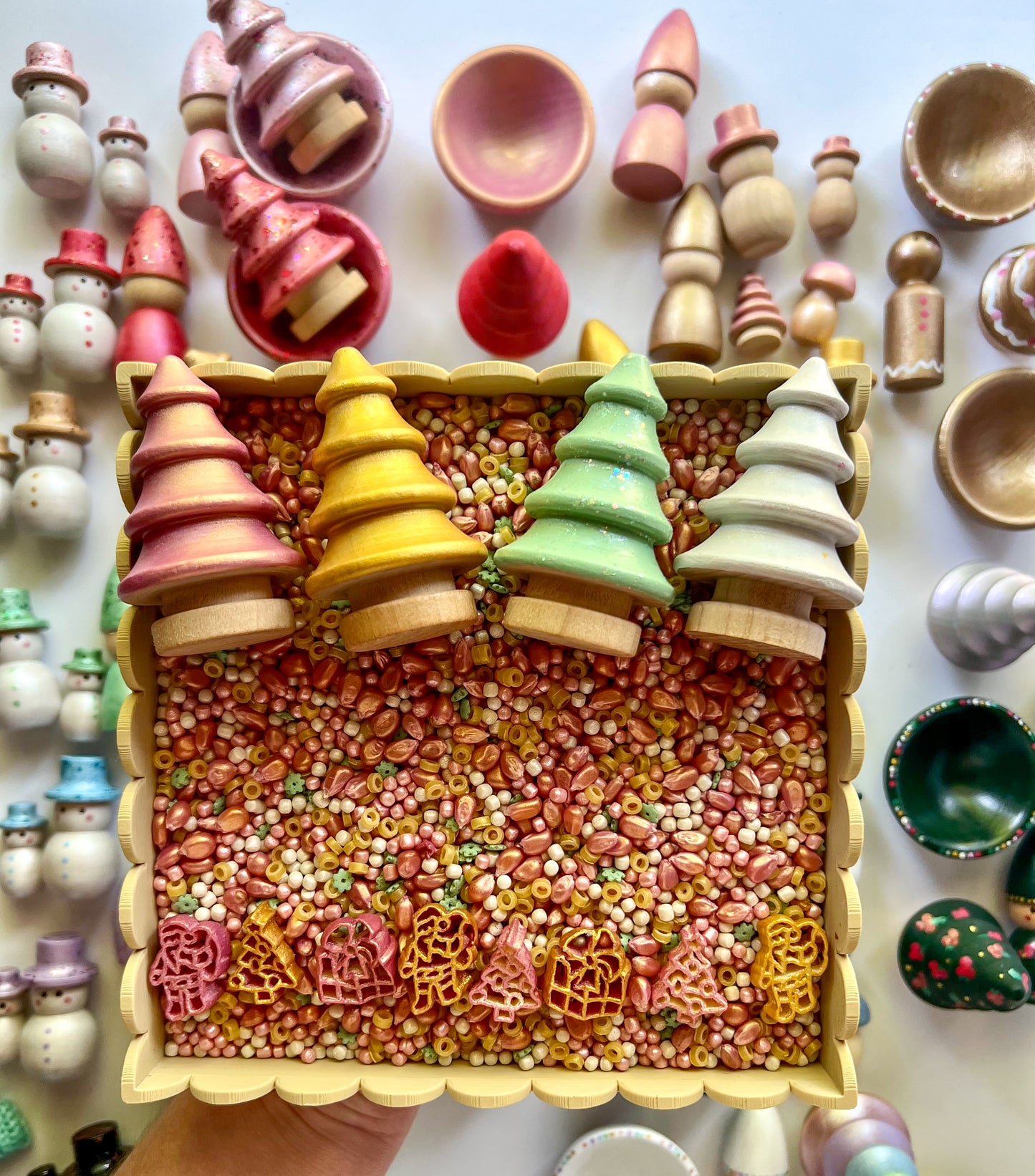 Visions of Sugarplums Sensory Bin Filler