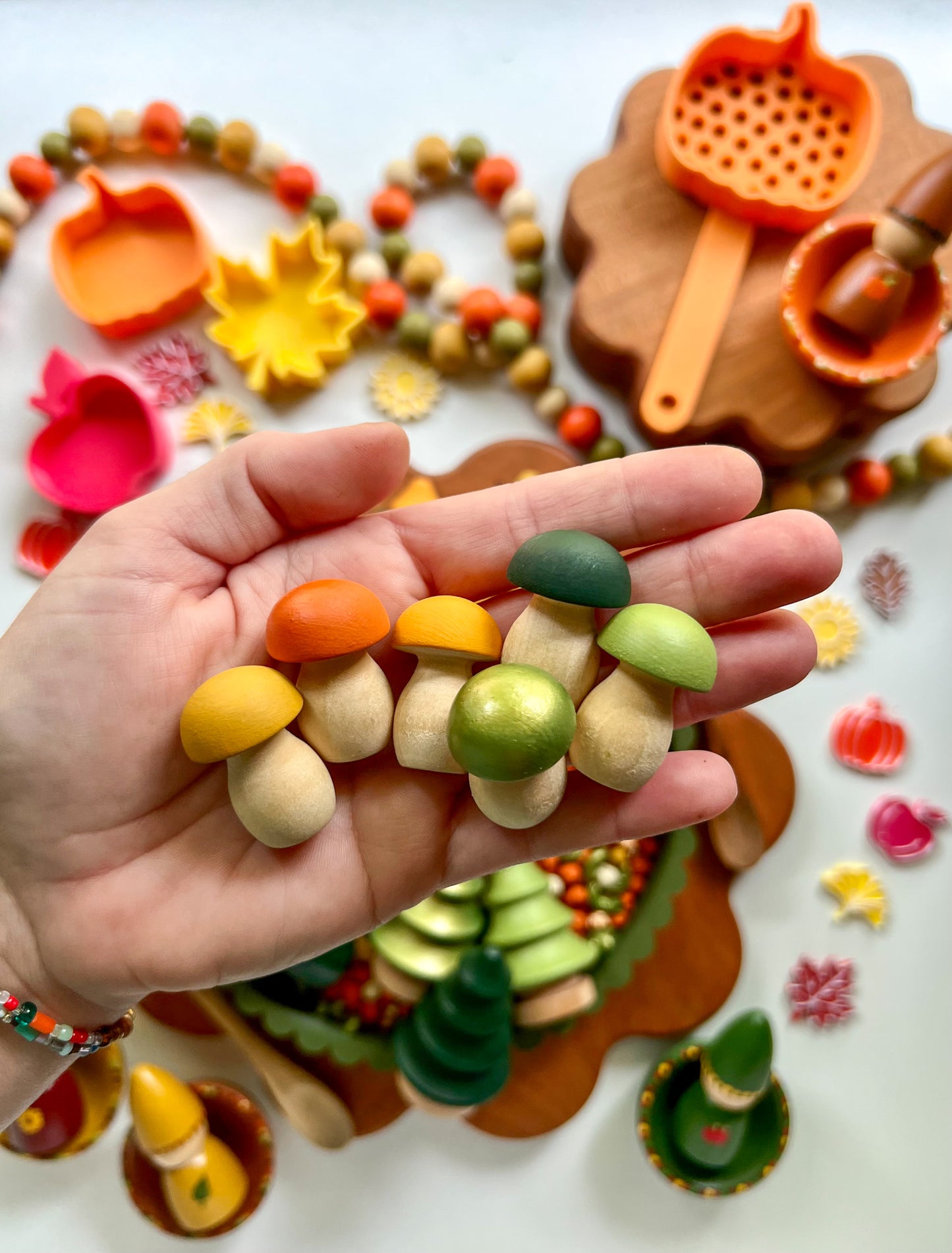 Pumpkin Patch Fall Wooden Accessories