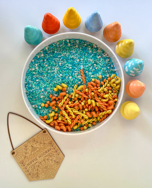 Spring Sky Sensory Bin Filler