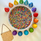 A Pop of Color Sensory Bin Filler