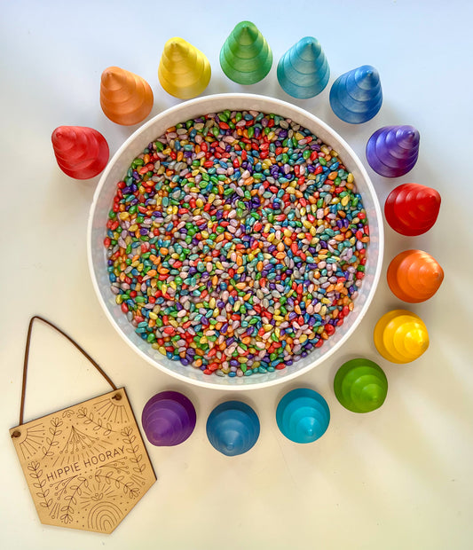 A Pop of Color Sensory Bin Filler