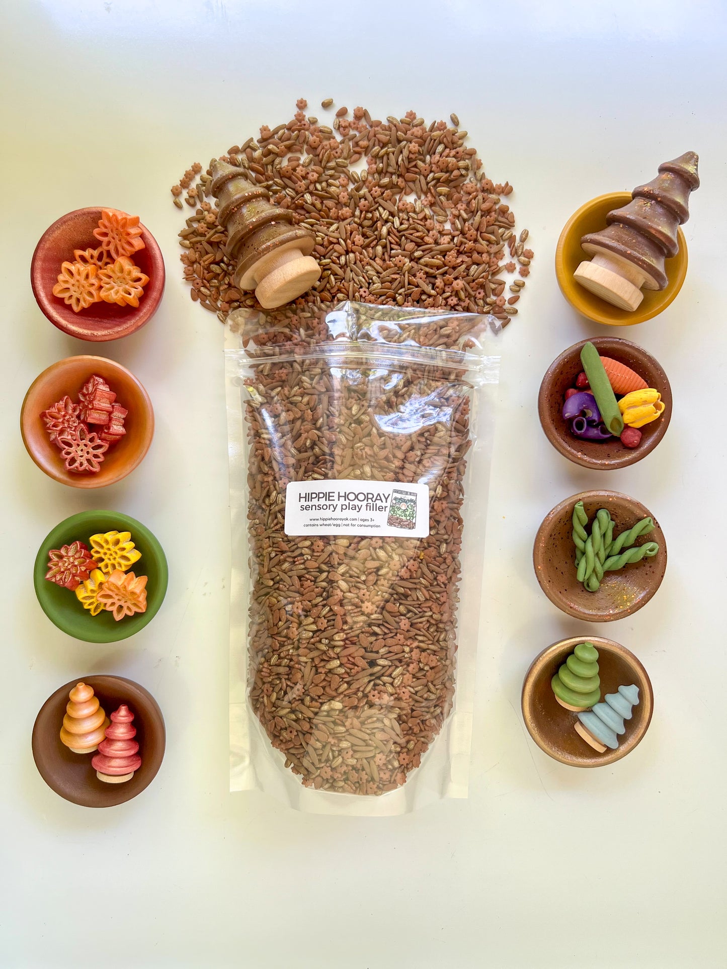 Autumn Earth Sensory Bin Filler