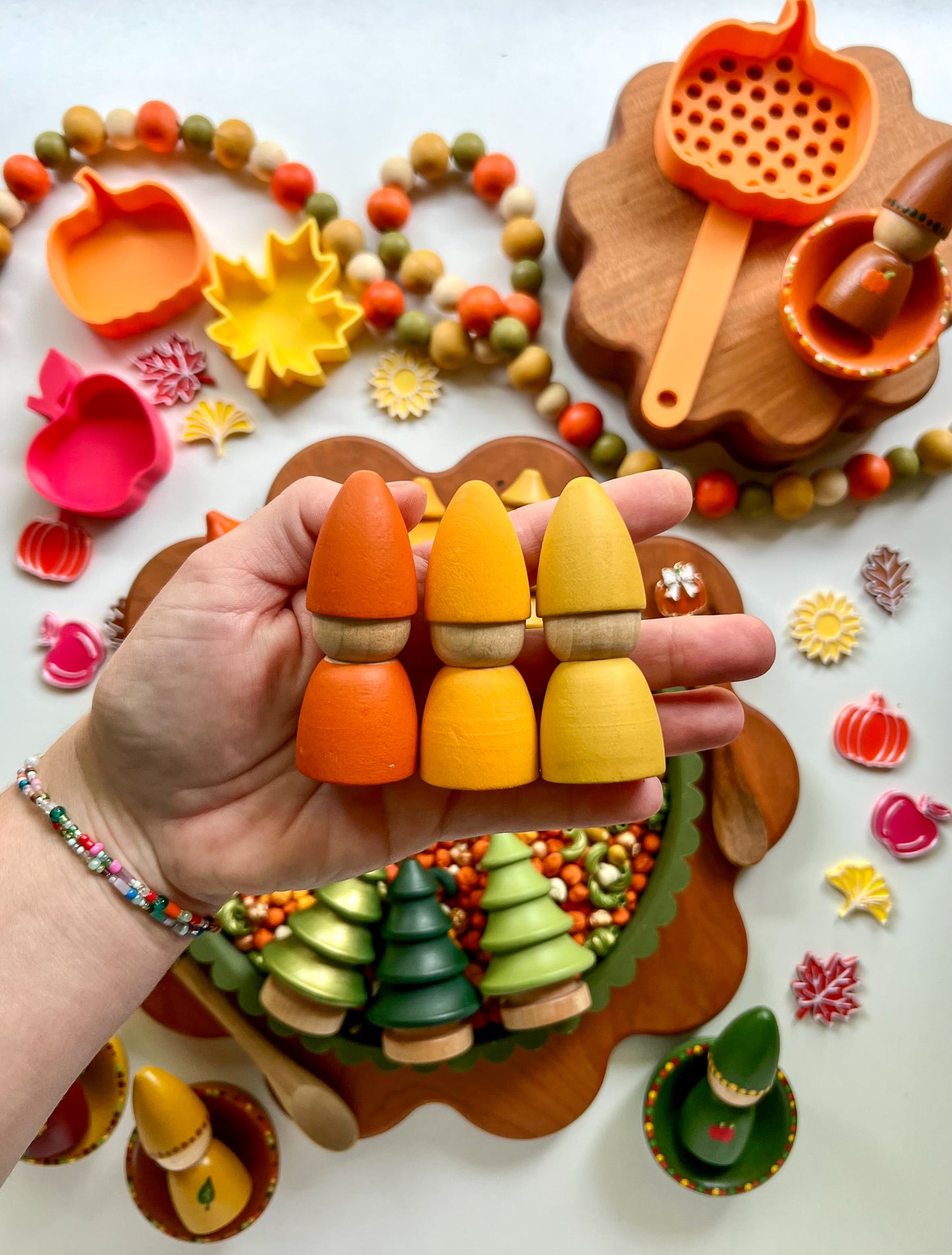 Pumpkin Patch Fall Wooden Accessories