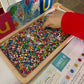 A Pop of Color Sensory Bin Filler