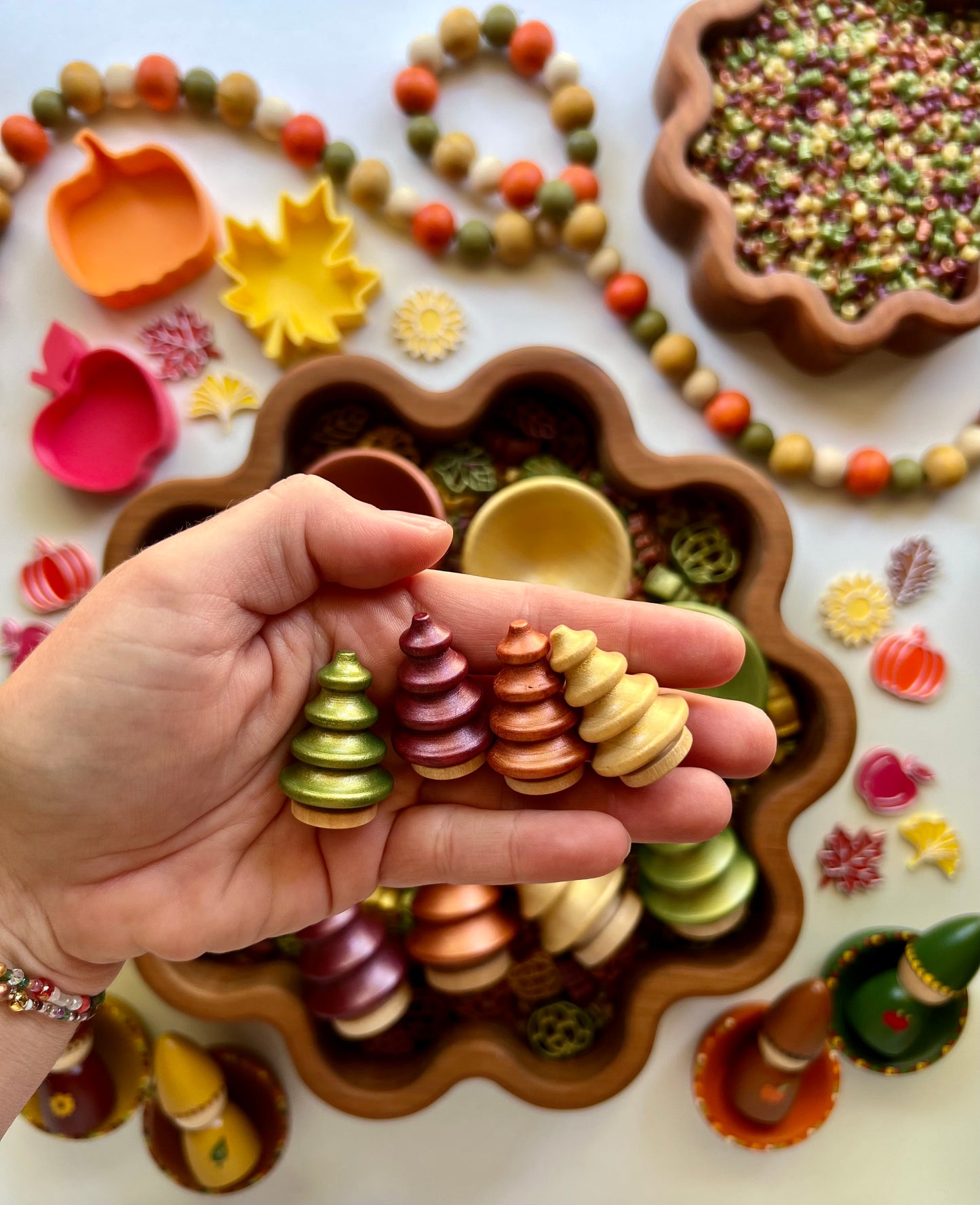 Metallic Autumn Wooden Sets
