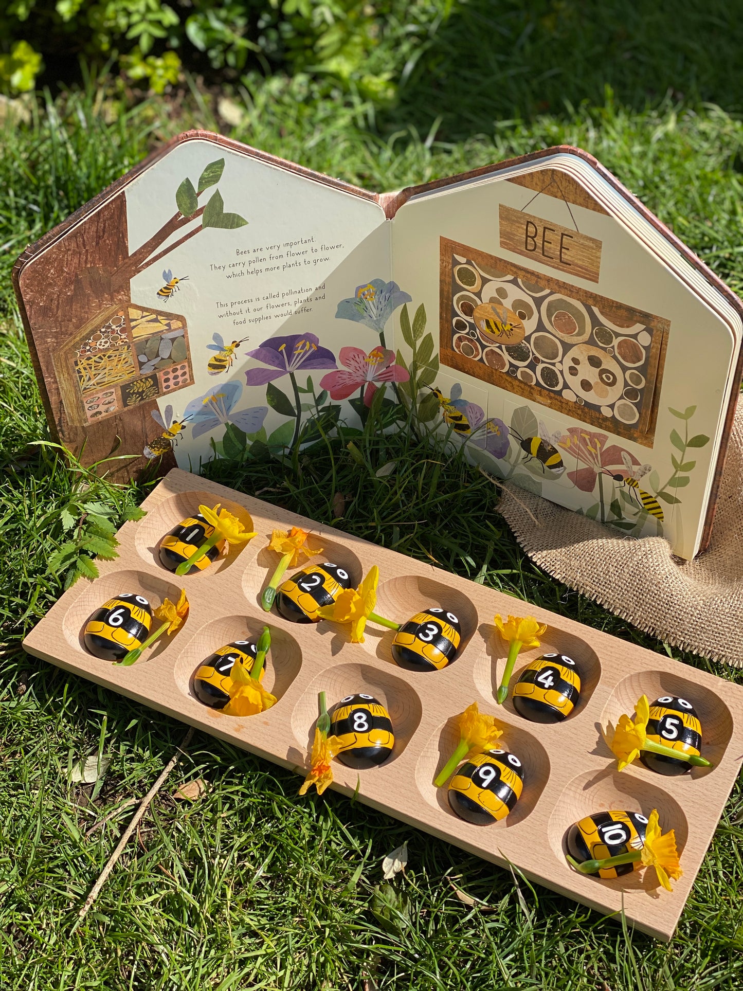 Honeybee Number Stones and Play Cards *Preorder March 1*