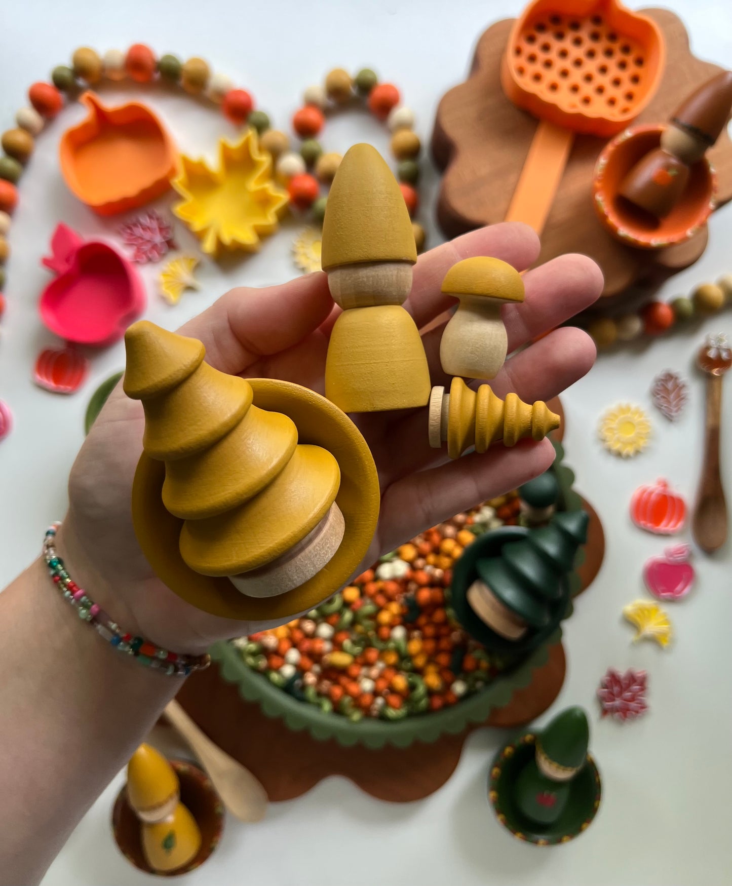 Pumpkin Patch Fall Wooden Accessories
