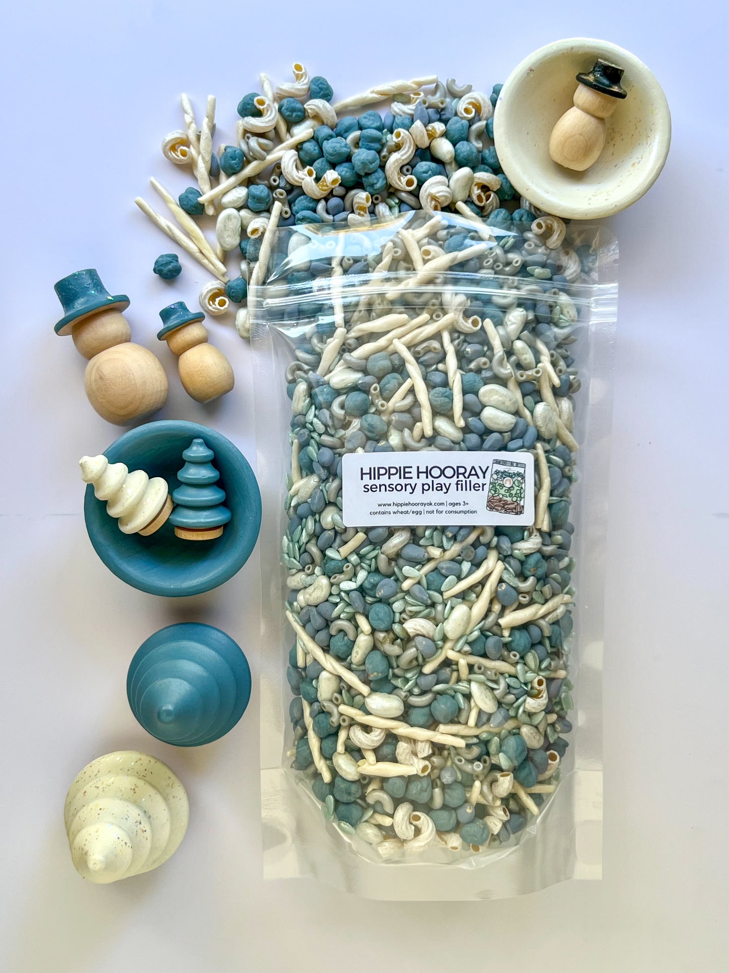 Glistening Glacier Sensory Bin Filler