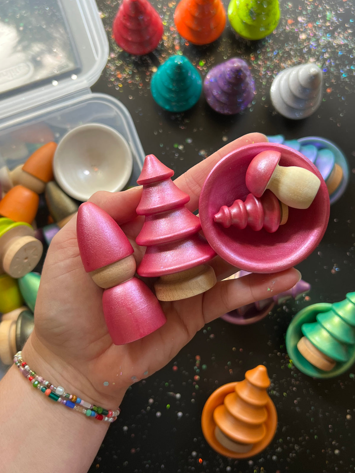 Magical Shimmer Wooden Accessories