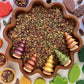 Magnificent Mums & Shimmering Leaves Wooden Sets