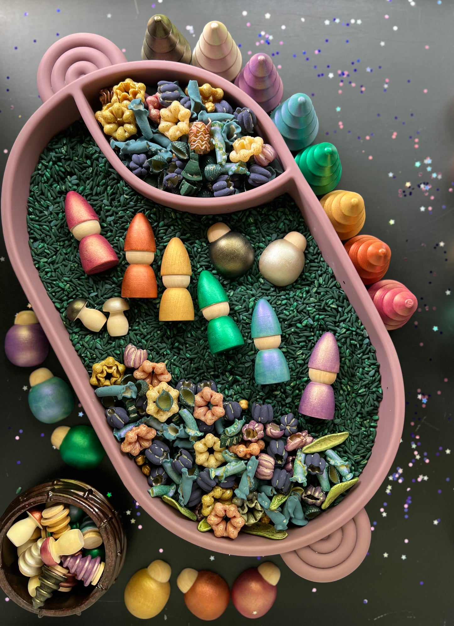 Glimmering Grove Sensory Bin Filler