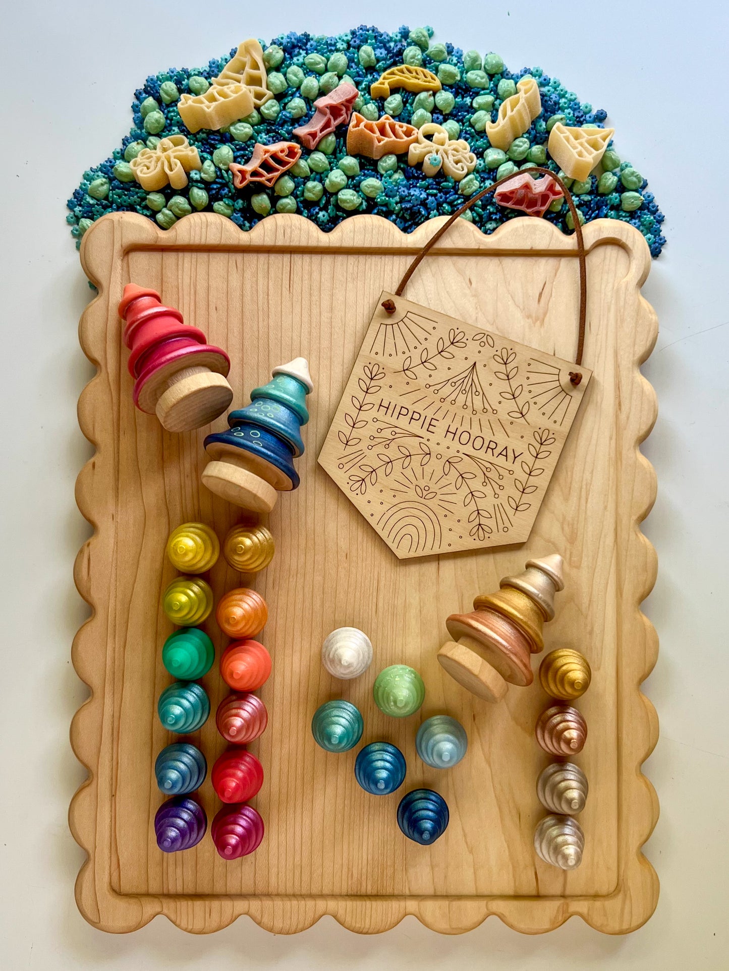 Mini Wooden Trees (choose your color)