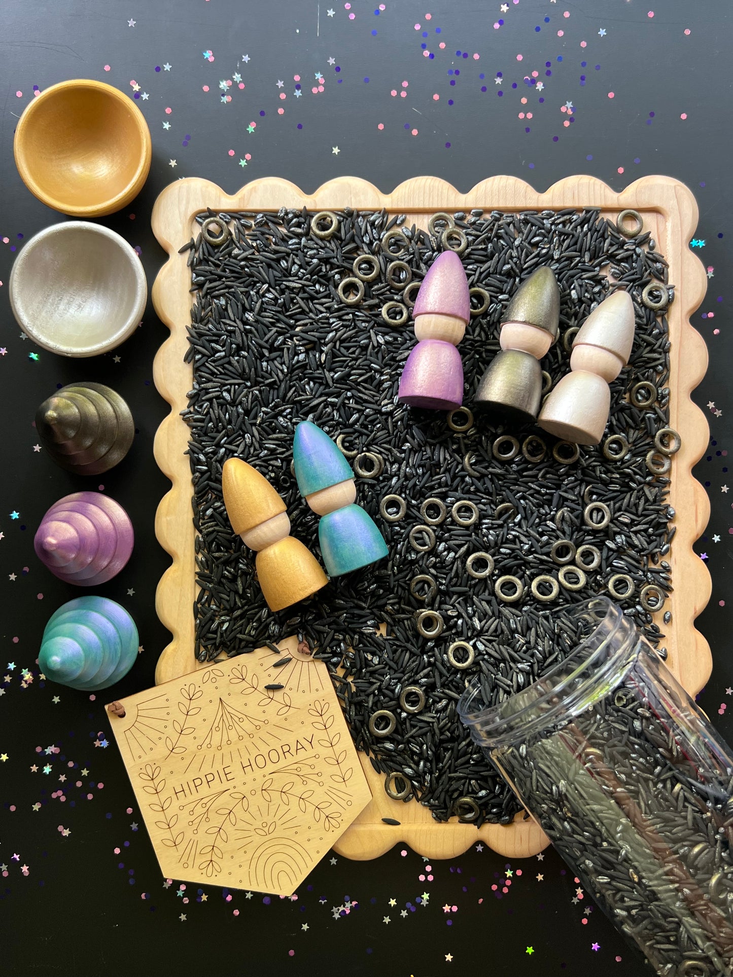 Midnight Magic Sensory Bin Filler