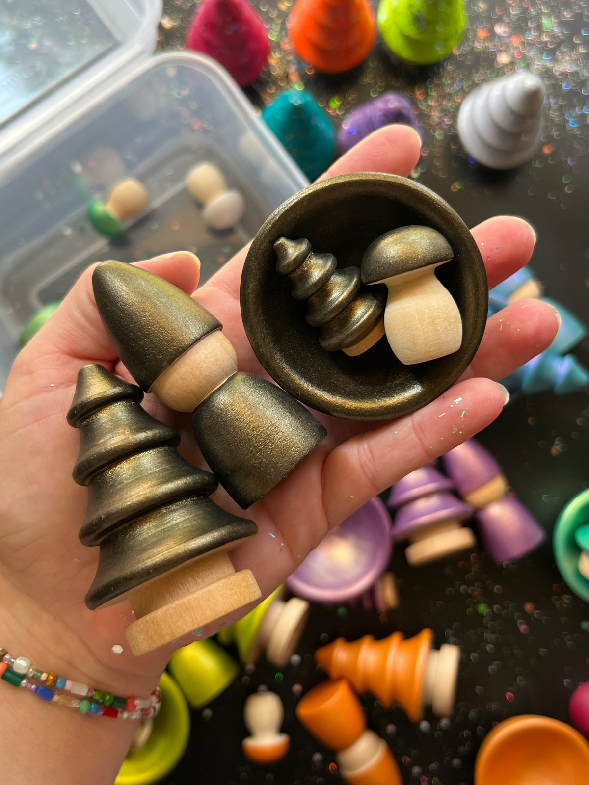 Magical Shimmer Wooden Accessories
