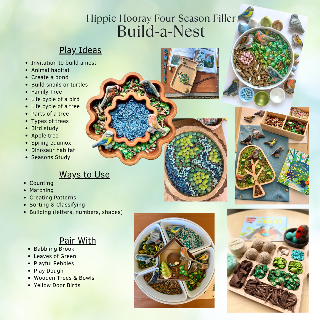 Build a Nest Sensory Bin Filler