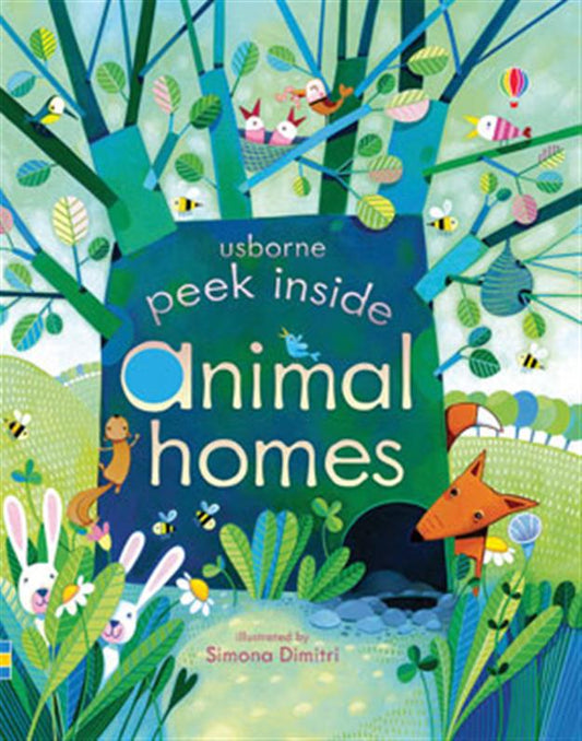 Peek Inside Animal Homes Board Book