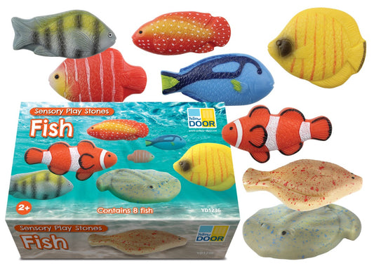 Fish Sensory Play Stones