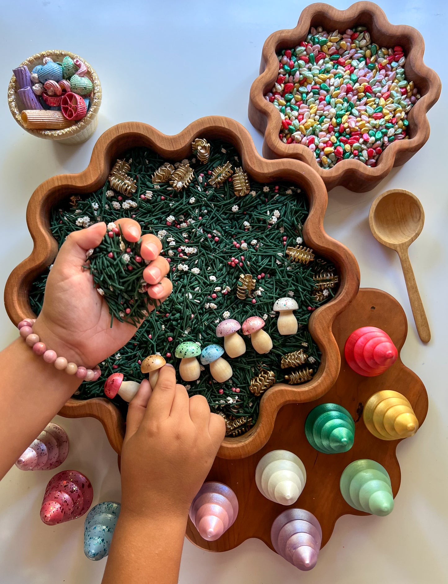 Winter in the Woods Sensory Bin Filler