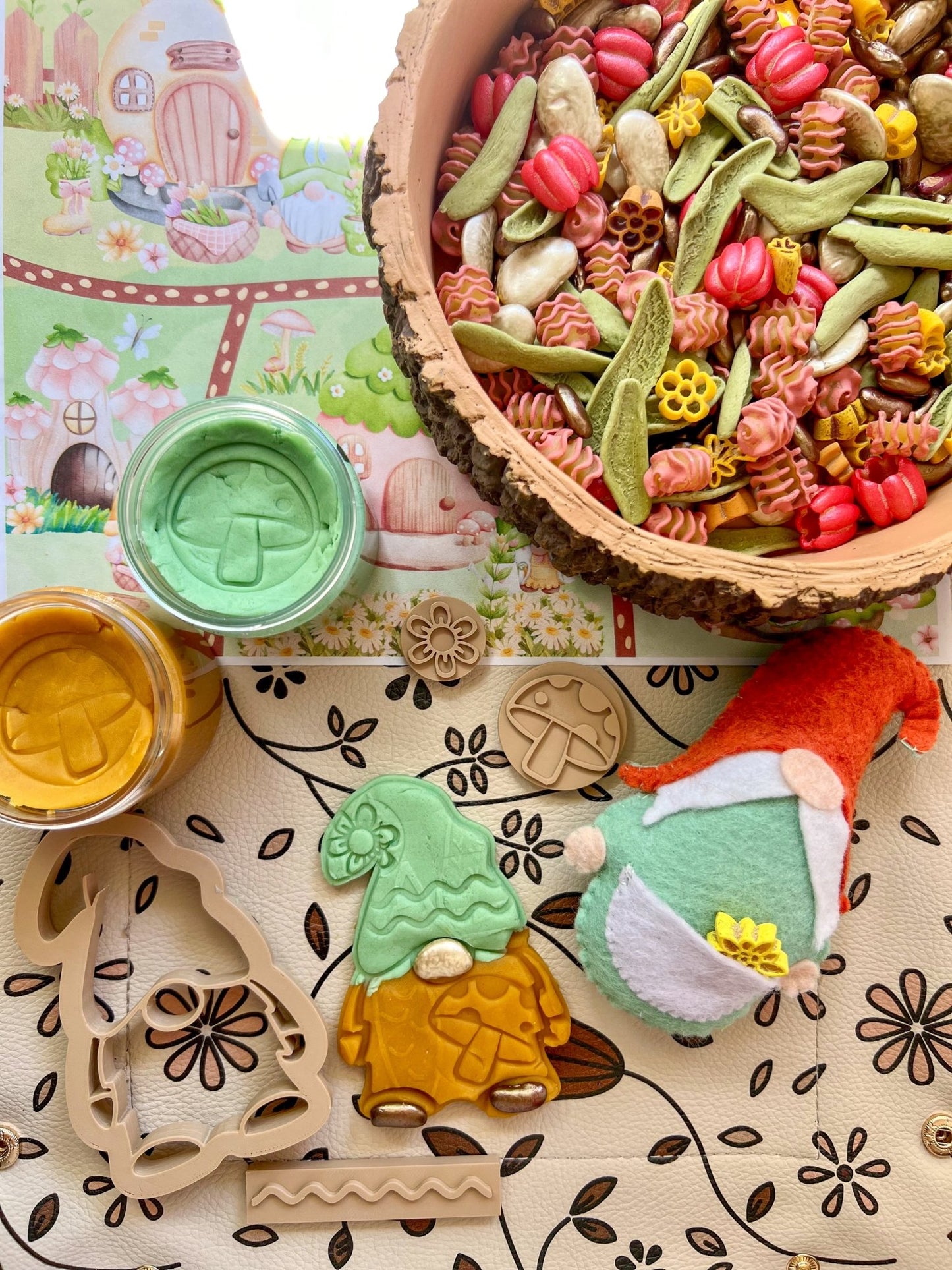 *Almost Gone!* Playin’ with my Gnomies Dough Cutter - Hippie Hooray Sensory Play