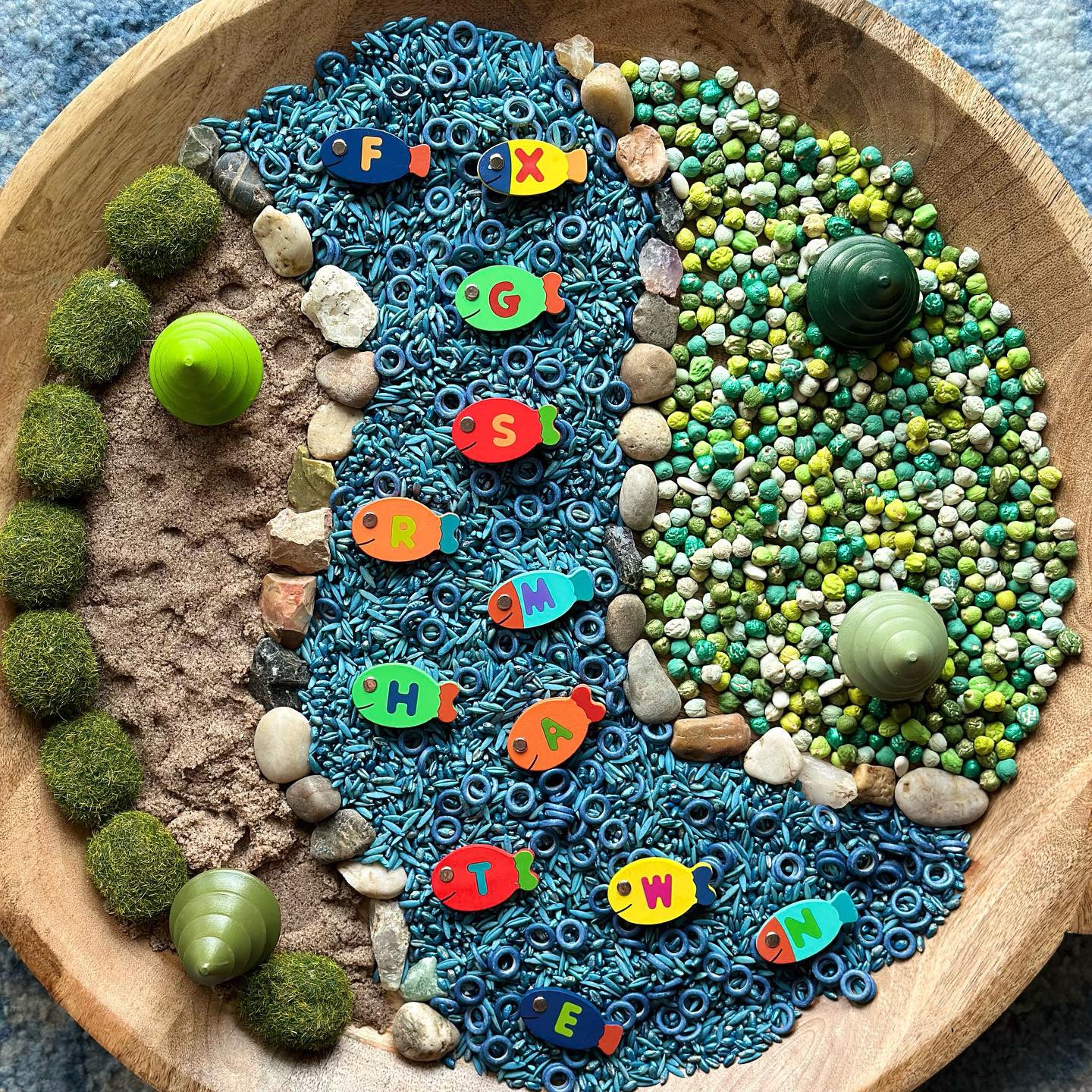 Babbling Brook Sensory Bin Filler - Hippie Hooray Sensory Play