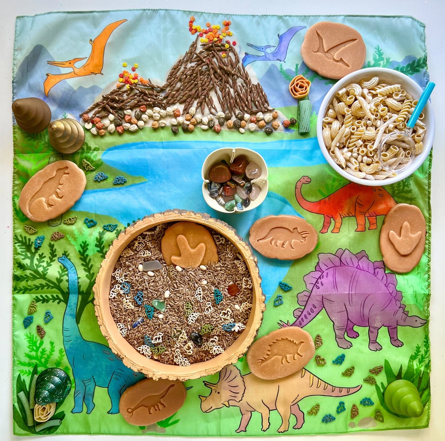 Bag of Bones Sensory Bin Filler - Hippie Hooray Sensory Play