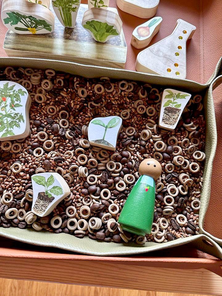 Coffee Coffee Coffee Sensory Bin Filler - Hippie Hooray Sensory Play