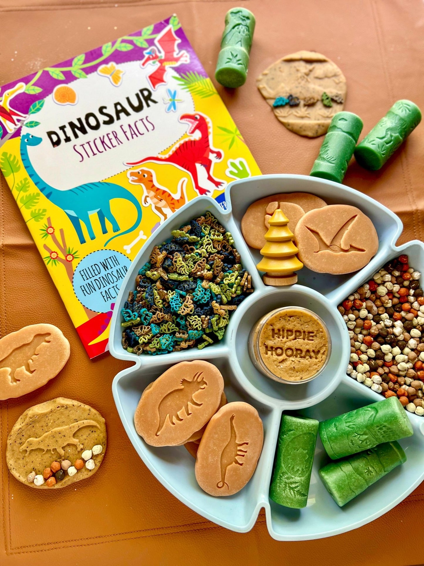 Custom Dinosaur Pasta Sensory Bin Filler {up to 3 colors} - Hippie Hooray Sensory Play