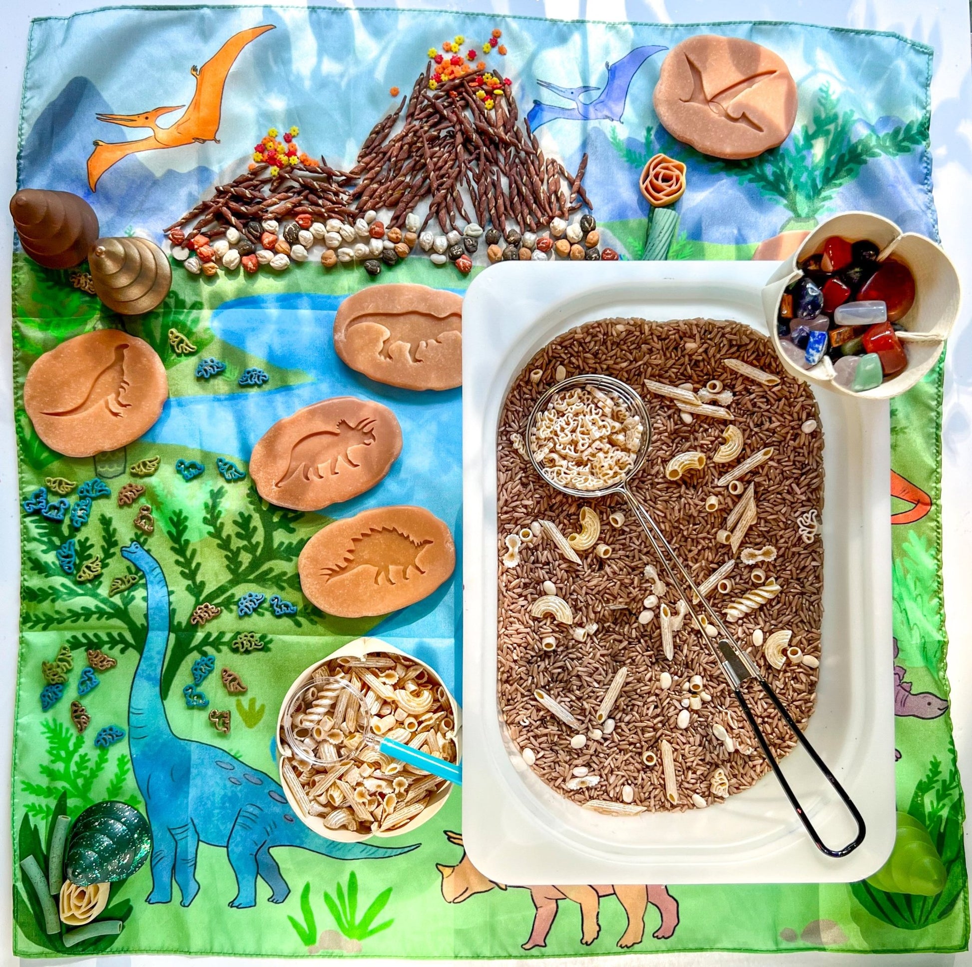 Dino Dig Sensory Bin Filler - Hippie Hooray Sensory Play