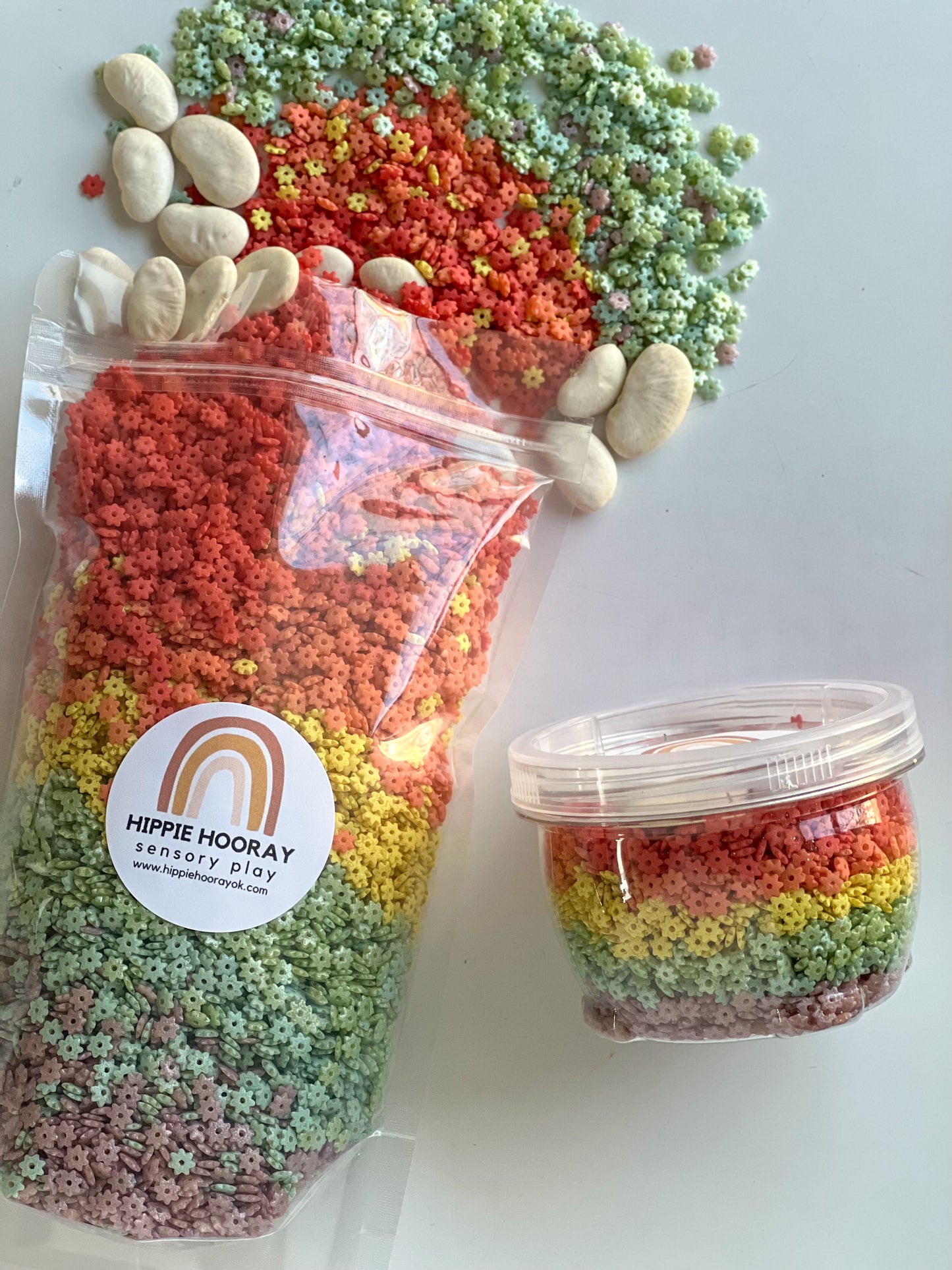 Flower Power Sensory Bin Filler